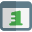 Office building and location on a web browser icon