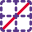 foglio-di-lavoro-diagonale-esterno-evidenzia-cella-sezione-pulsante-tabella-duo-tal-revivo icon