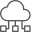 Cloud computing icon