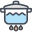 Boiling pot icon