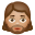 Woman With Beard Medium Skin Tone icon