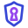 Keyhole shield icon