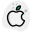 Apple inc logotype of an american multinational technology company icon