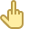 Mittelfinger icon