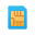 tarjeta micro-sim icon