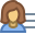 Benutzer-Menü-weiblich icon
