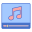 Clip musical icon