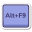 Alt + F9 키 icon