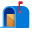 Caixa de correio com carta icon