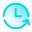 flecha del reloj icon