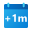 Плюс 1 месяц icon