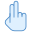 两个手指 icon