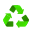 símbolo-de-reciclaje-emoji icon
