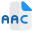 Advanced Audio Coding AAC is an audio coding standard for digital audio compression icon