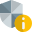 Defensive privacy info isolated on a white background icon