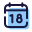 Calendar 18 icon