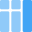 Side column with left table orientation grid icon