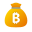 Bolsa de dinheiro Bitcoin icon