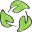 Biodegradable icon