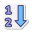 Ordinamento numerico icon