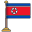 Korea-North Flag icon