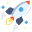 打ち上げロケット icon