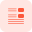 Traditional article writing format layout template design icon