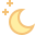 Lune et étoiles icon