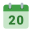日历第 20 周 icon