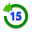 Torna 15 secondi indietro icon