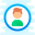 원 사용자 남성 icon