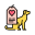Dog Love Label icon