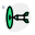 Dart bulls eye event for targeting and aiming event icon