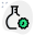 Research on a cronavirus pandemic isolated on a white background icon