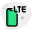 LTE generation cellular connectivity network facility on smartphone icon