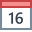 Calendar 16 icon