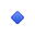 작은 파란색 사각형 이모티콘 icon