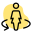 Repetitive shift of an businesswoman for work schedule icon