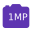 1 megapíxel icon