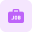Working employee briefcase isolated on a white background icon