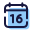 Calendar 16 icon