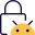 Android operating system locked with Padlock Logotype icon