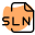 SLN audio format is raw or headerless wav format file icon