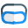 Goggles for the water sports and swimming practice icon