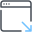 navegador de tamaño completo icon