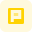 Plurk network that allows users to send updates through short messages or links icon