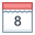 Calendário 8 icon