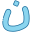 外部-Nun-阿拉伯语-字母表-bearicons-蓝色-bearicons icon