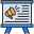 presentation board icon