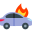 incendio de auto icon